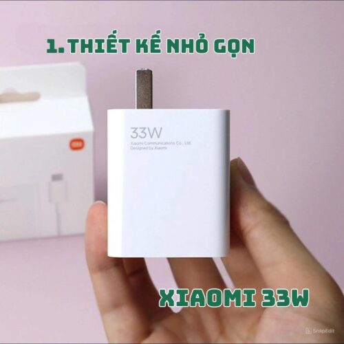 củ, cáp sạc Xiaomi 33w 1