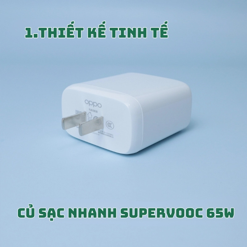 Combo cáp sạc, củ sạc nhanh SuperVOOC 65W 2