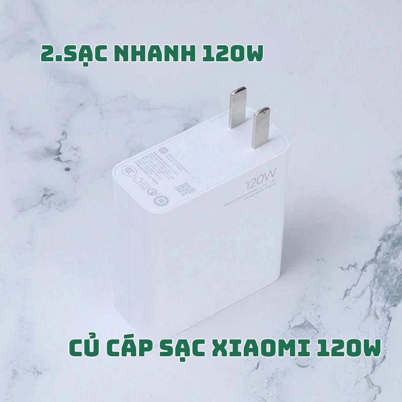 Củ cáp sạc Xiaomi 120W 2