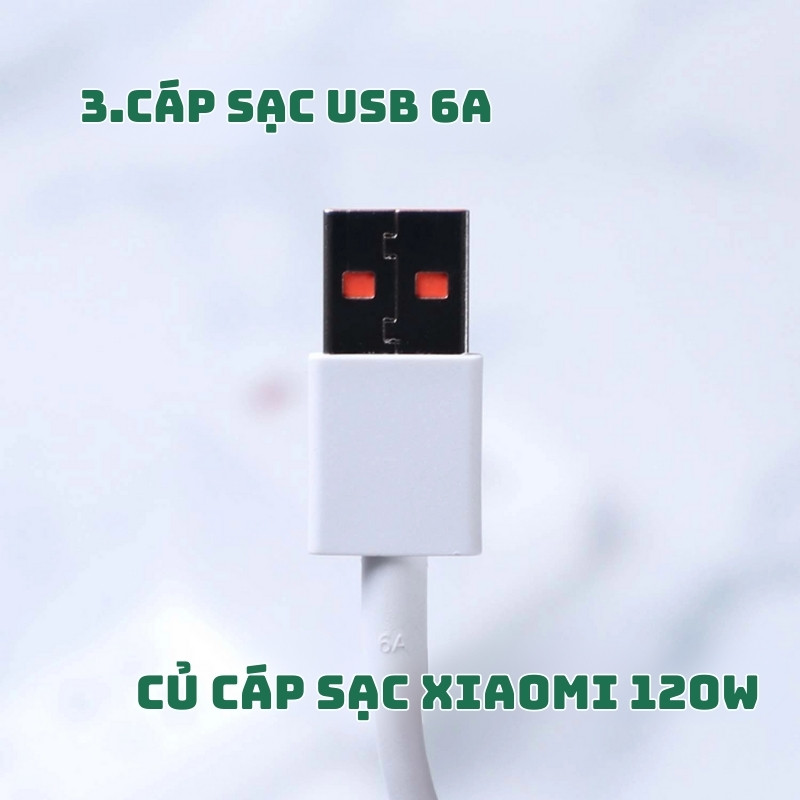 Củ cáp sạc Xiaomi 120W 3