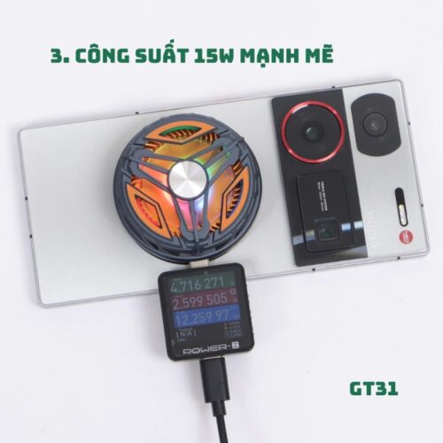 Quạt tản nhiệt điện thoại GT31 3