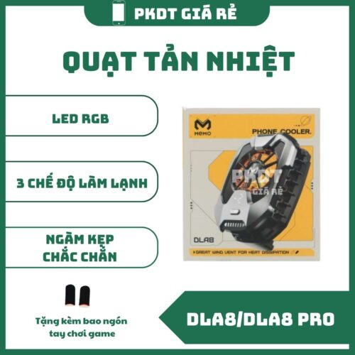 Ảnh Quạt tản nhiệt điện thoại MEMO DLA8 Pro