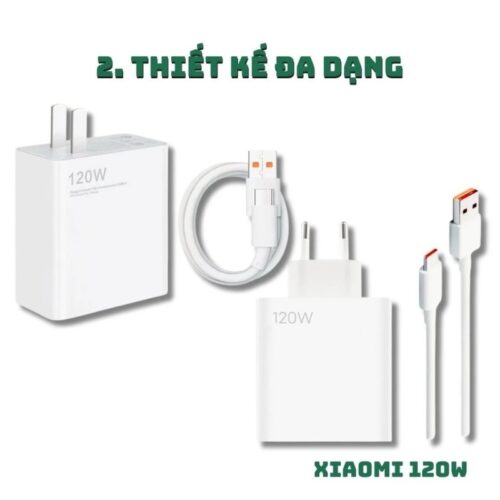 củ, cáp sạc Xiaomi 120W 3