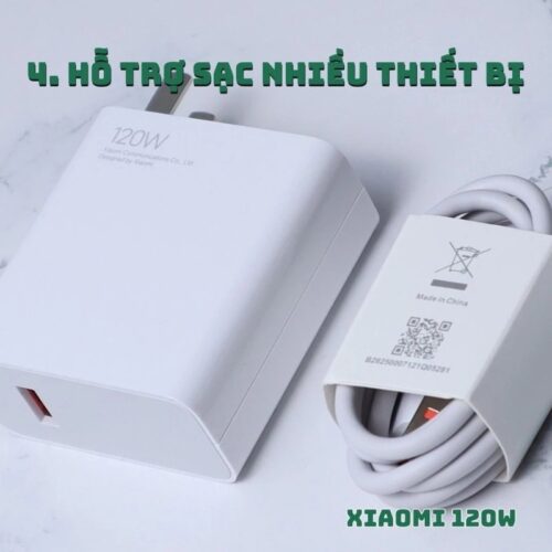 củ, cáp sạc Xiaomi 120W 5