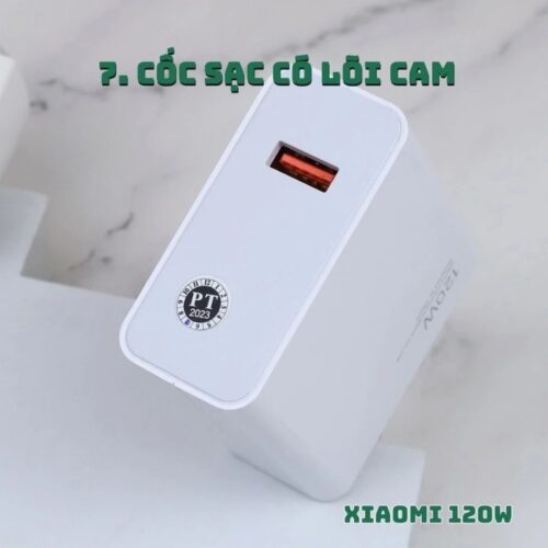 củ, cáp sạc Xiaomi 120W 8