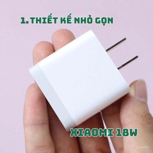 Củ cáp sạc Xiaomi 18W 1