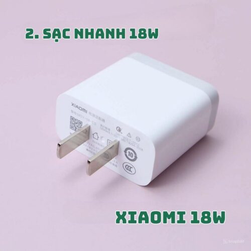 Củ cáp sạc Xiaomi 18W 2