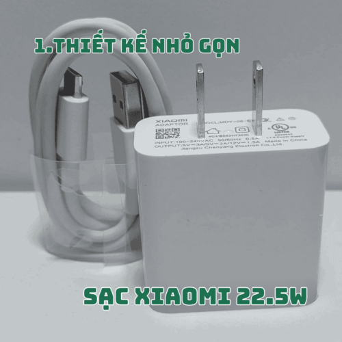 Sạc nhanh Xiaomi 22.5W 1