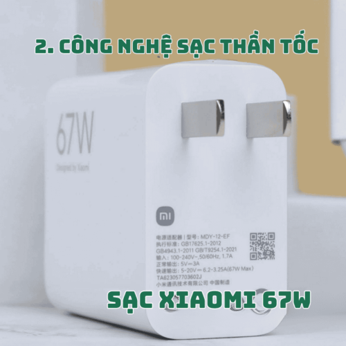 Củ cáp sạc Xiaomi 67W 2