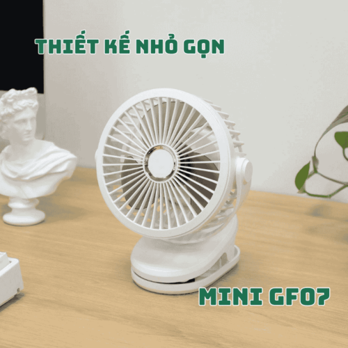 Quạt tích điện mini gf07 1