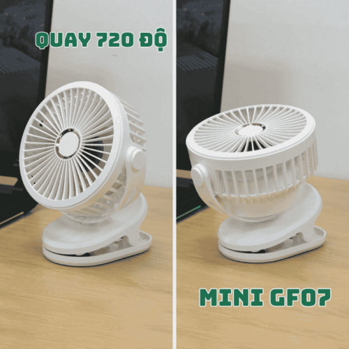 Quạt tích điện mini gf07 2