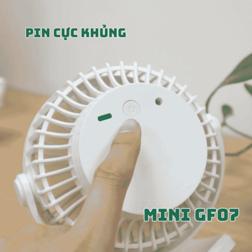 Quạt tích điện mini gf07 3