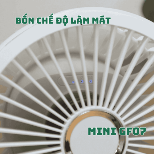 Quạt tích điện mini gf07 4