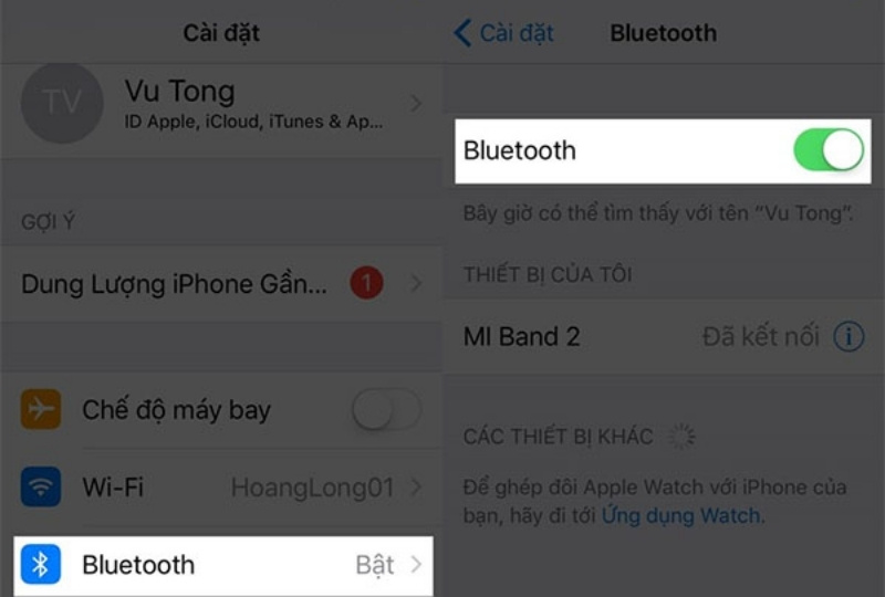 Cách kết nối tai nghe Bluetooth với iPhone 2