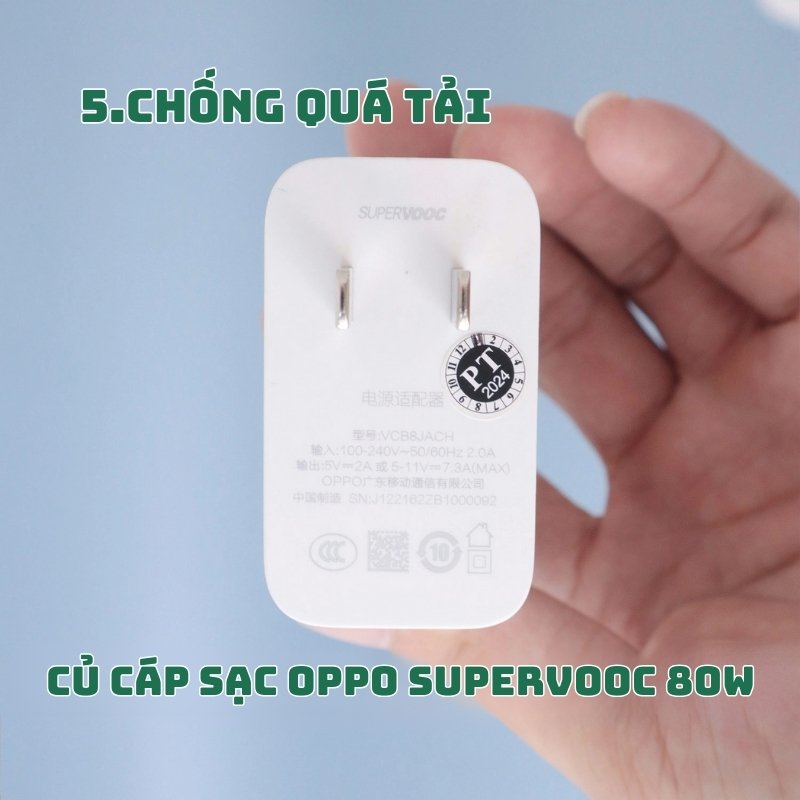 Củ cáp sạc OPPO SuperVOOC 80W 6