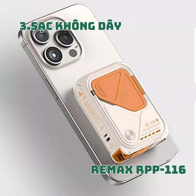 Pin sạc dự phòng Remax RPP-116 10.000 mAh 3