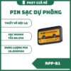 Pin sạc dự phòng Remax RPP-B1 10.000 mAh 5