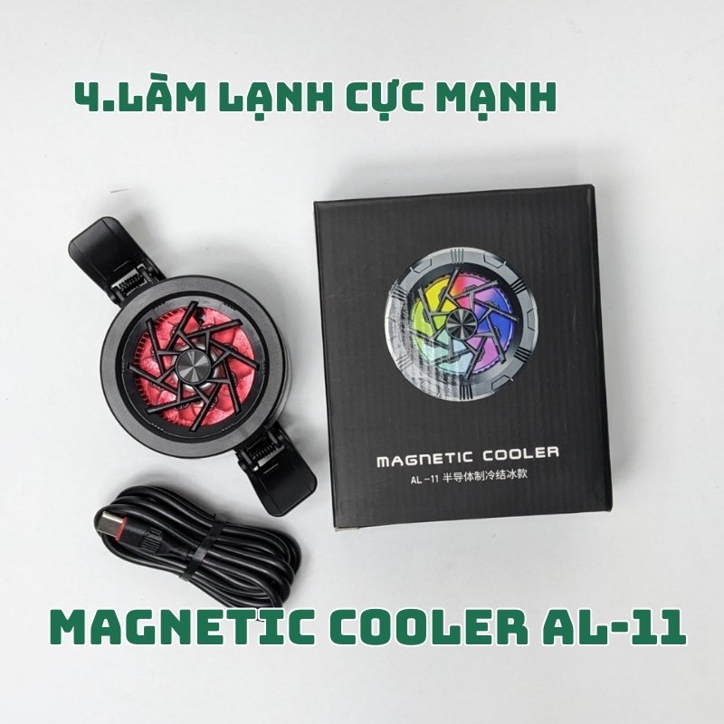 quạt tản nhiệt điện thoại Magnetic Cooler AL-11 4