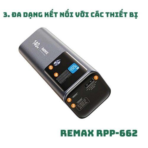 Pin sạc dự phòng Remax RPP-662 25.200 mAh 3