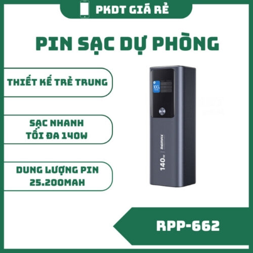 Pin sạc dự phòng Remax RPP-662 25.200 mAh